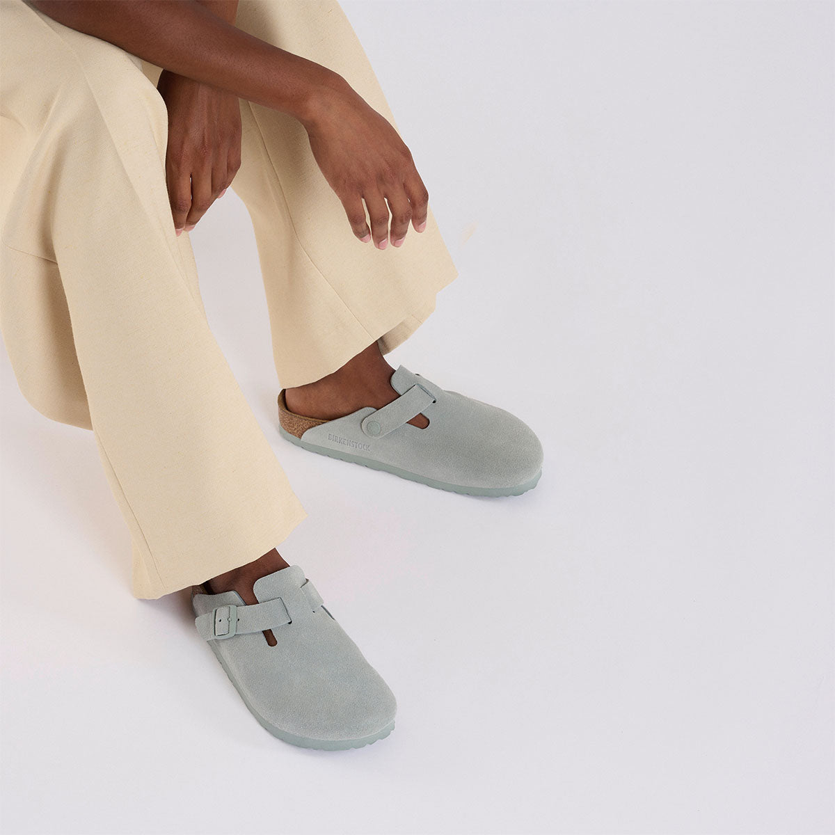 Buy BIRKENSTOCK Boston Suede - Pure Sage | Online | Pat Menzies