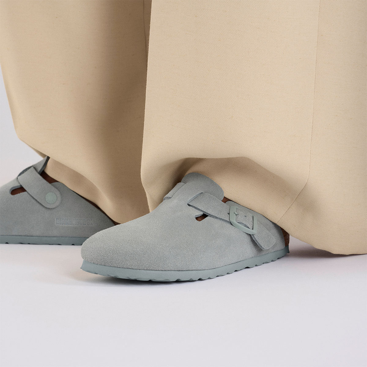 Buy BIRKENSTOCK Boston Suede - Pure Sage | Online | Pat Menzies