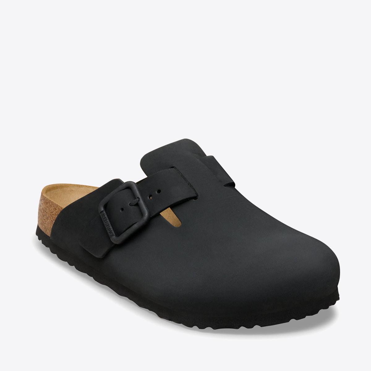BIRKENSTOCK Boston Wire Buckle Nubuck Black - Image 1
