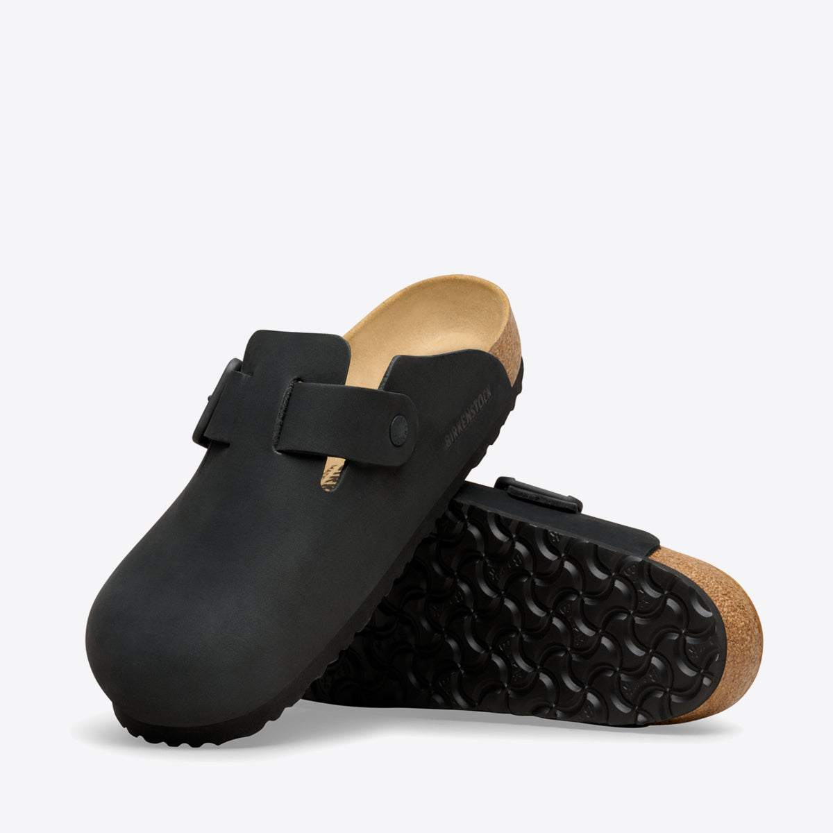 BIRKENSTOCK Boston Wire Buckle Nubuck Black - Image 5