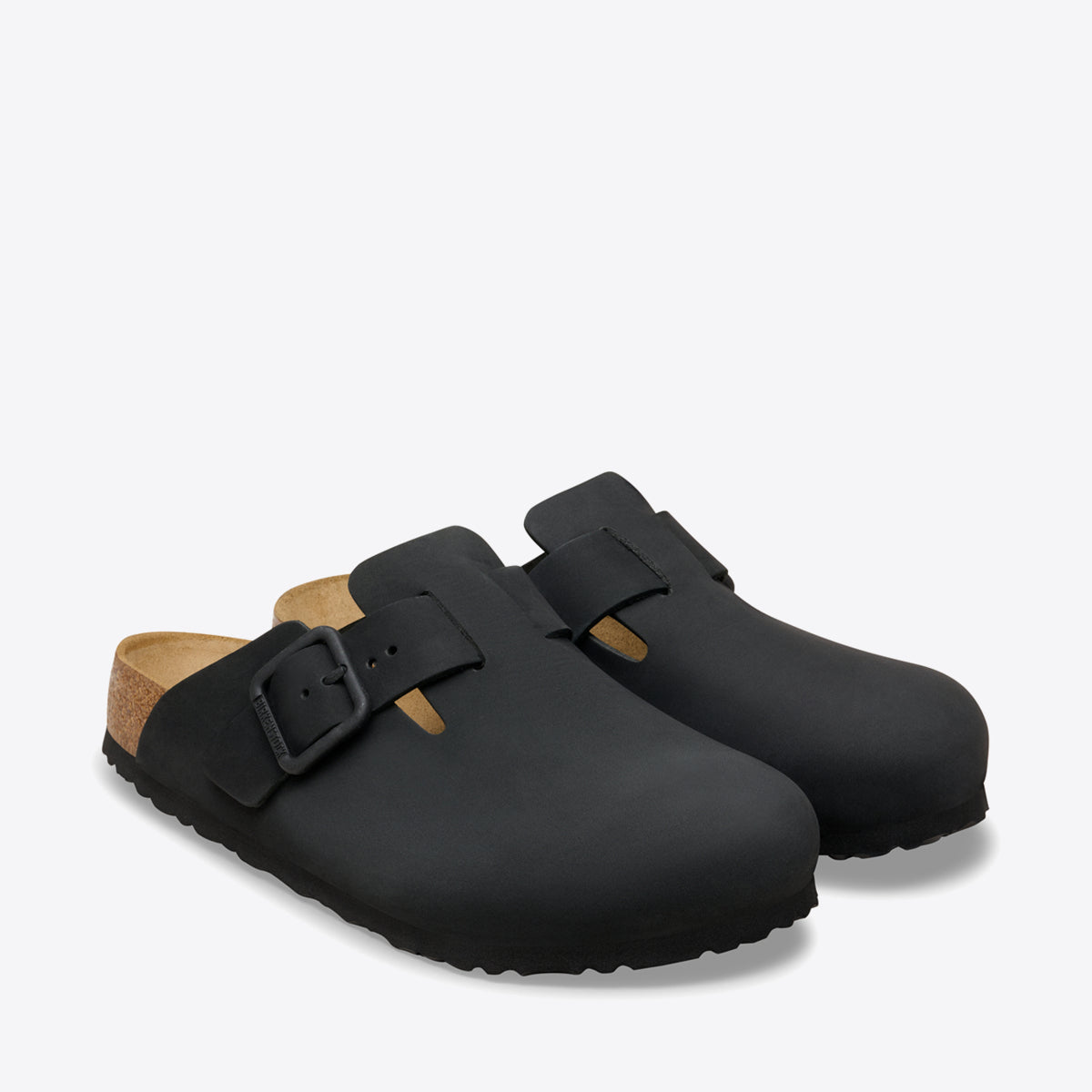 BIRKENSTOCK Boston Wire Buckle Nubuck Black - Image 6