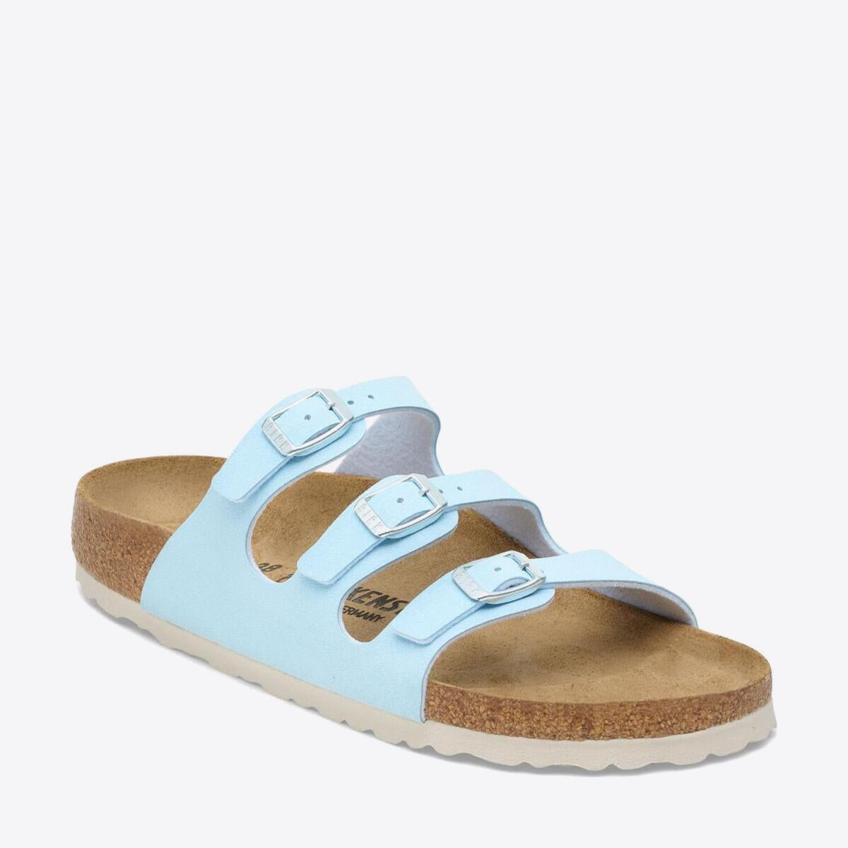 BIRKENSTOCK Florida Birkibuc Brushed Sky - Image 1
