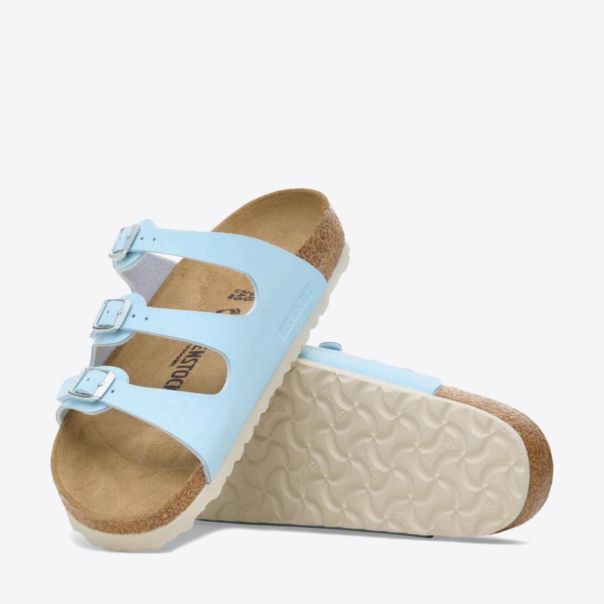 BIRKENSTOCK Florida Birkibuc Brushed Sky - Image 2