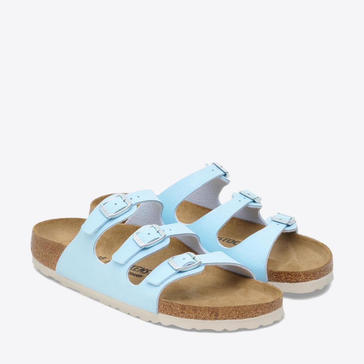 BIRKENSTOCK Florida Birkibuc Brushed Sky - Image 3