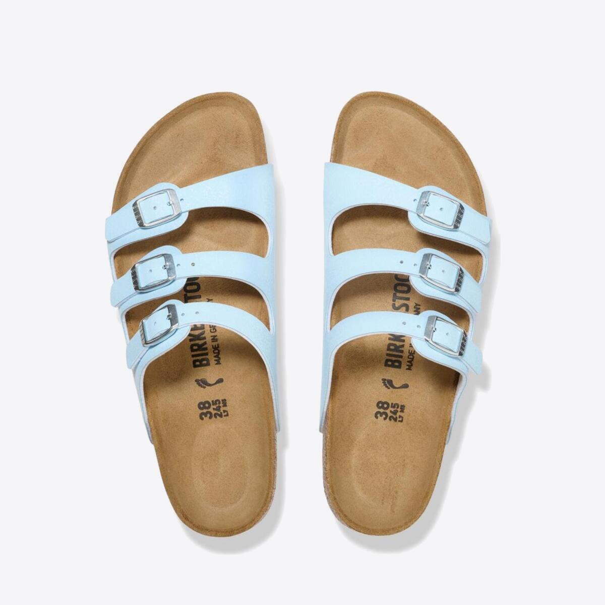 BIRKENSTOCK Florida Birkibuc Brushed Sky - Image 5