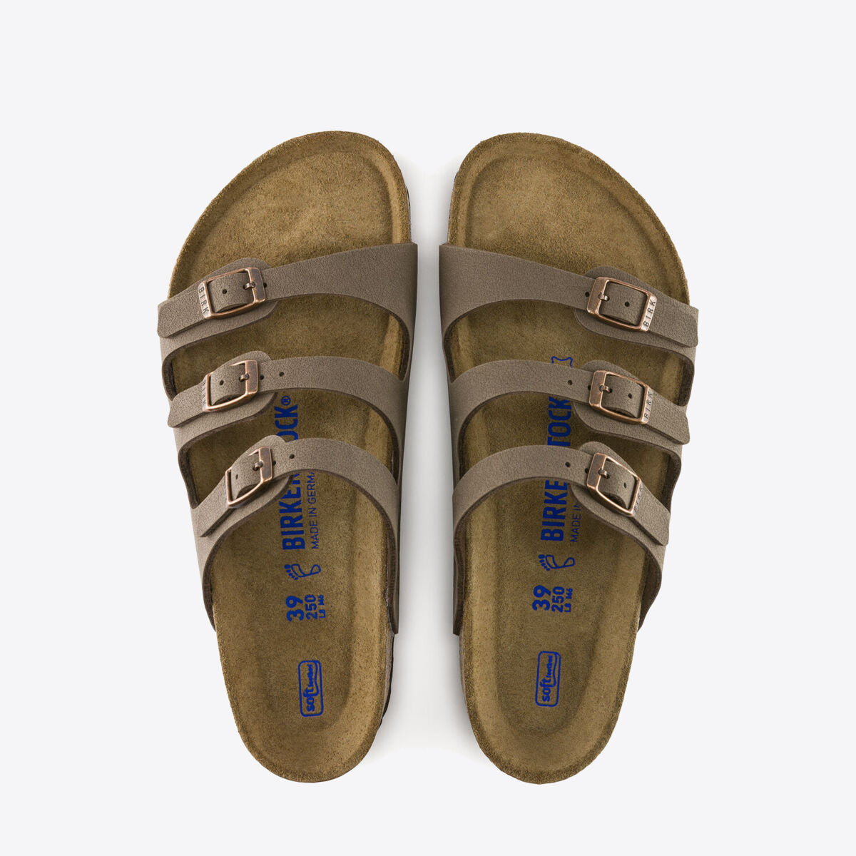 BIRKENSTOCK Florida Soft Footbed Birkibuc Mocca - Image 6
