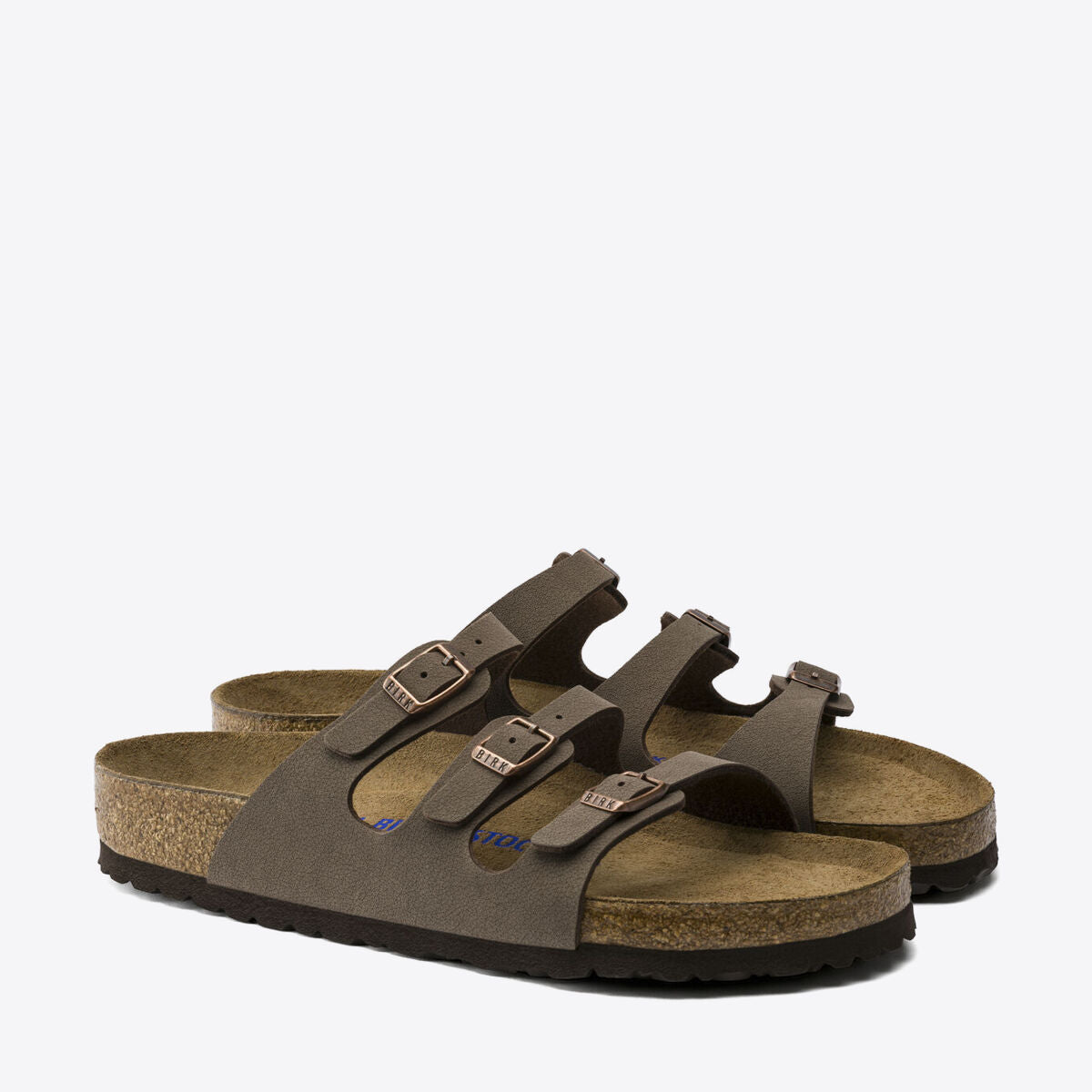BIRKENSTOCK Florida Soft Footbed Birkibuc Mocca - Image 7