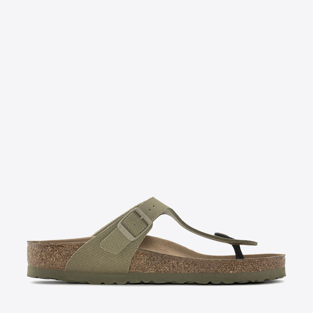 BIRKENSTOCK Gizeh Canvas Vegan Faded Khaki - Image 1