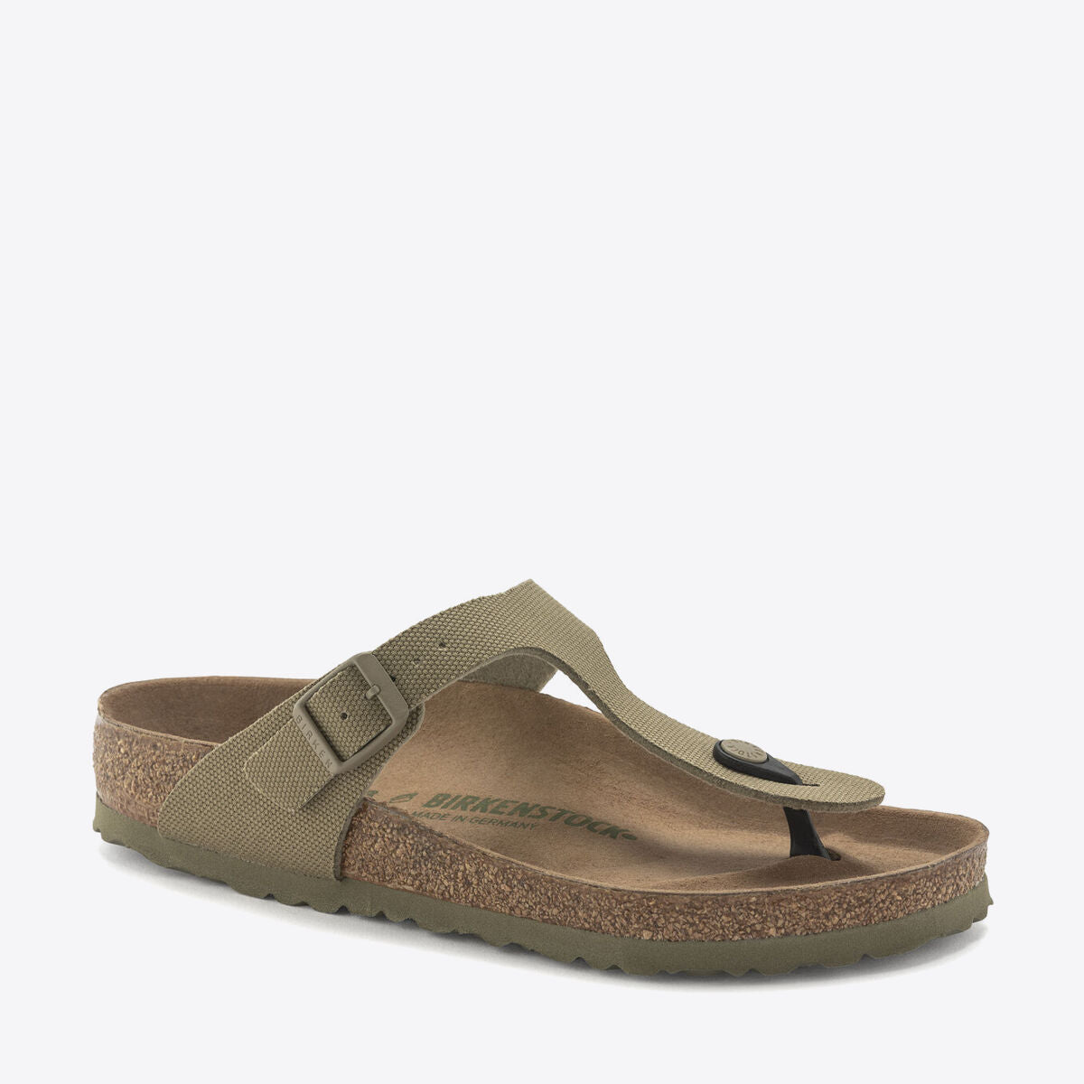 BIRKENSTOCK Gizeh Canvas Vegan Faded Khaki - Image 4