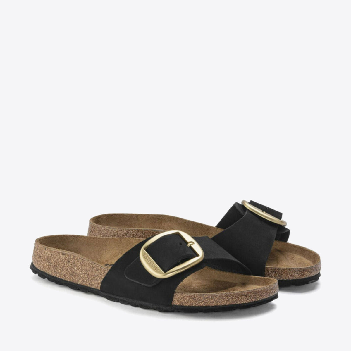 BIRKENSTOCK Madrid Big Buckle Nubuck Black - Image 2