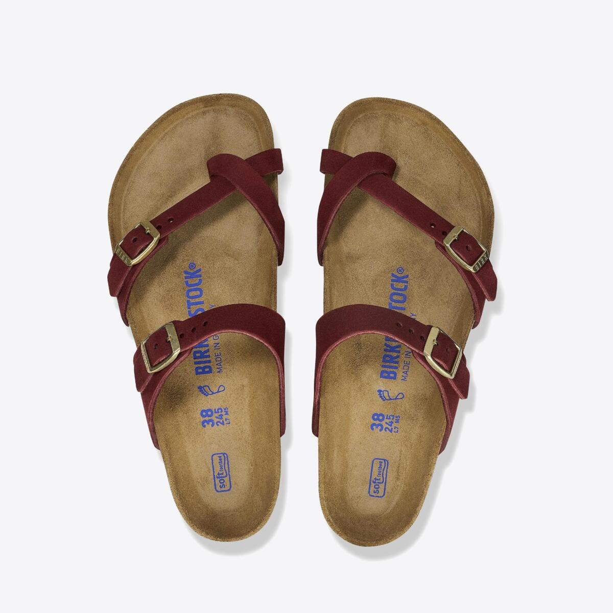 BIRKENSTOCK Mayari SFB Nubuck Zinfandel - Image 2