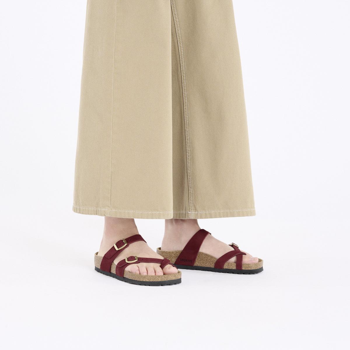 BIRKENSTOCK Mayari SFB Nubuck Zinfandel - Image 4