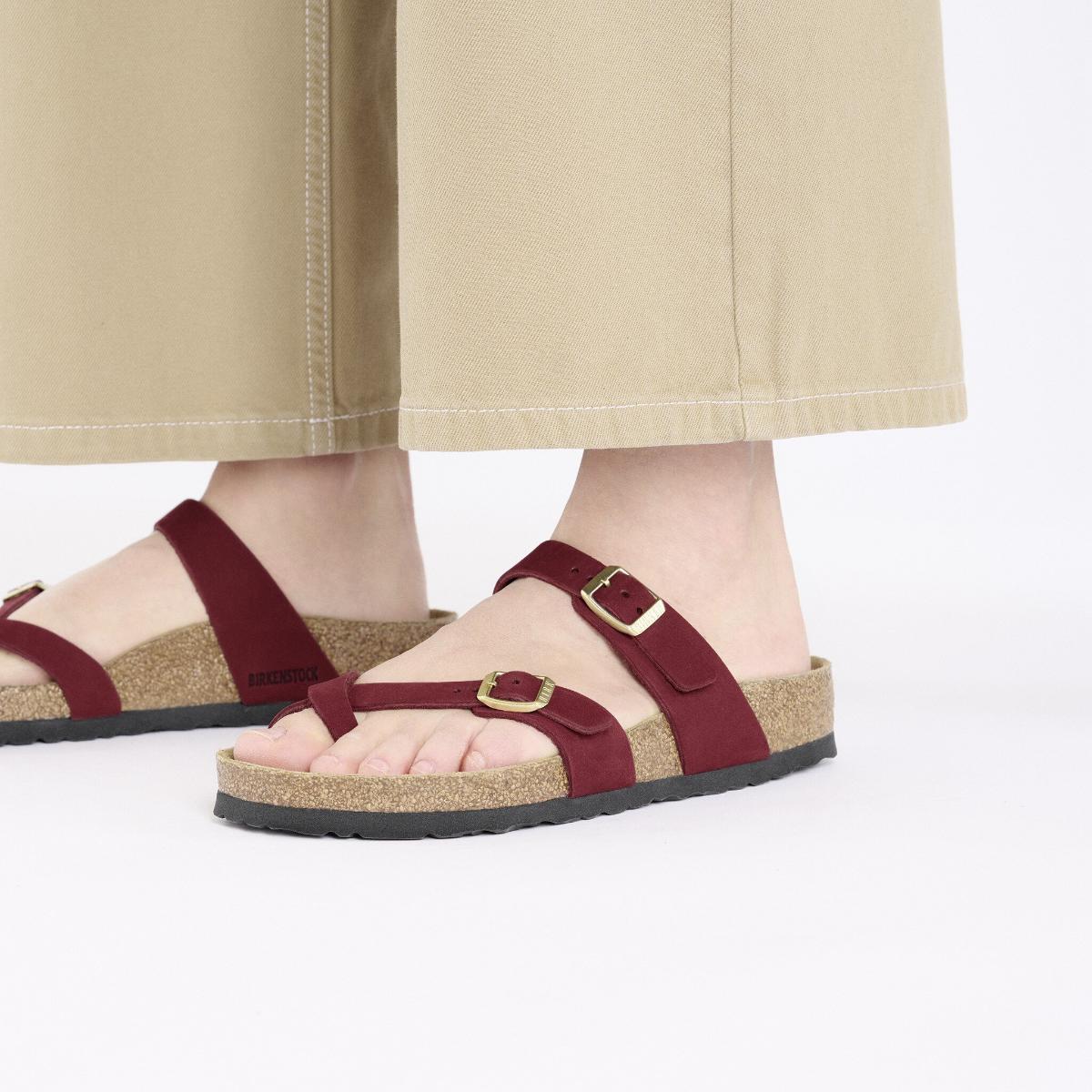 BIRKENSTOCK Mayari SFB Nubuck Zinfandel - Image 5