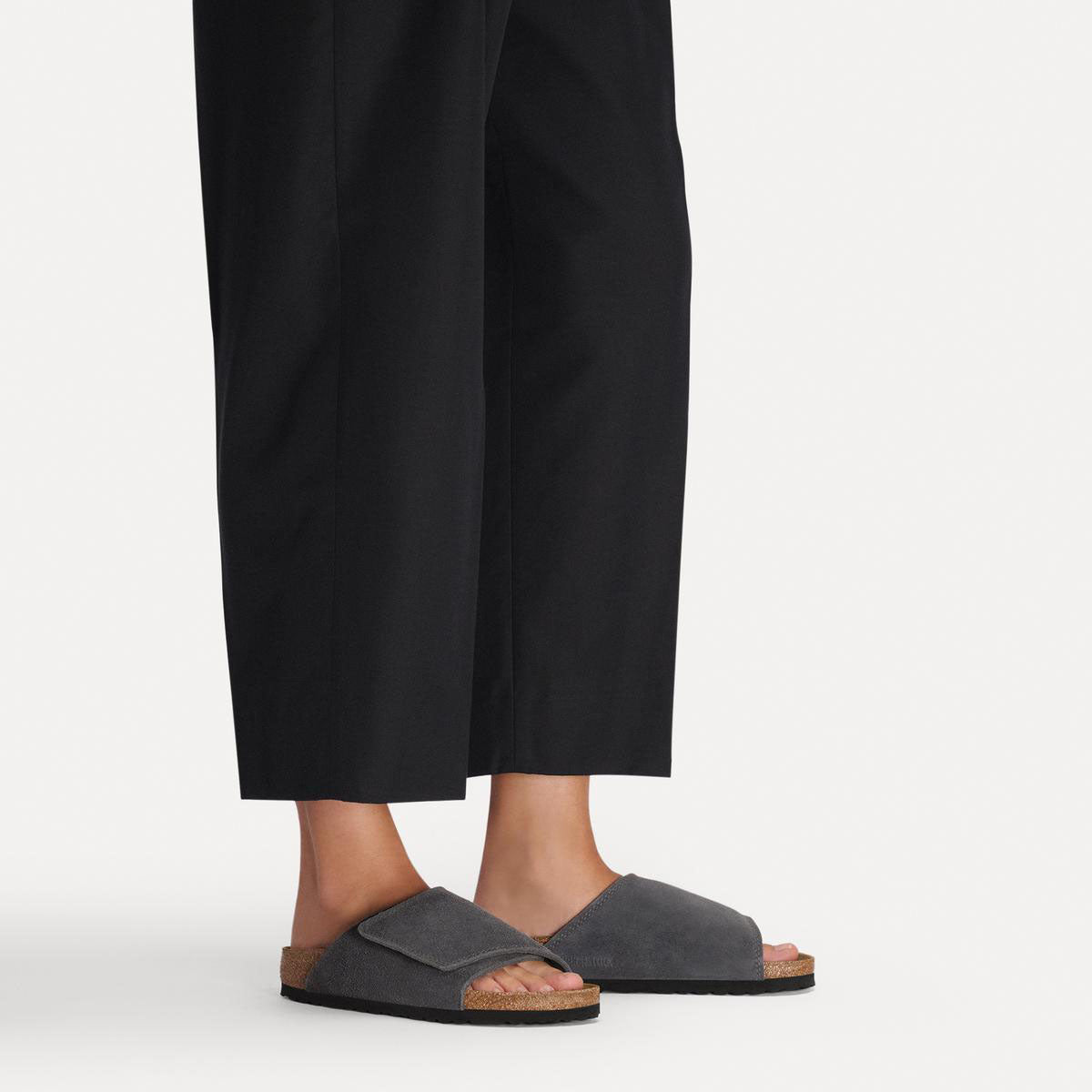 BIRKENSTOCK Solana Suede Charcoal - Image 0