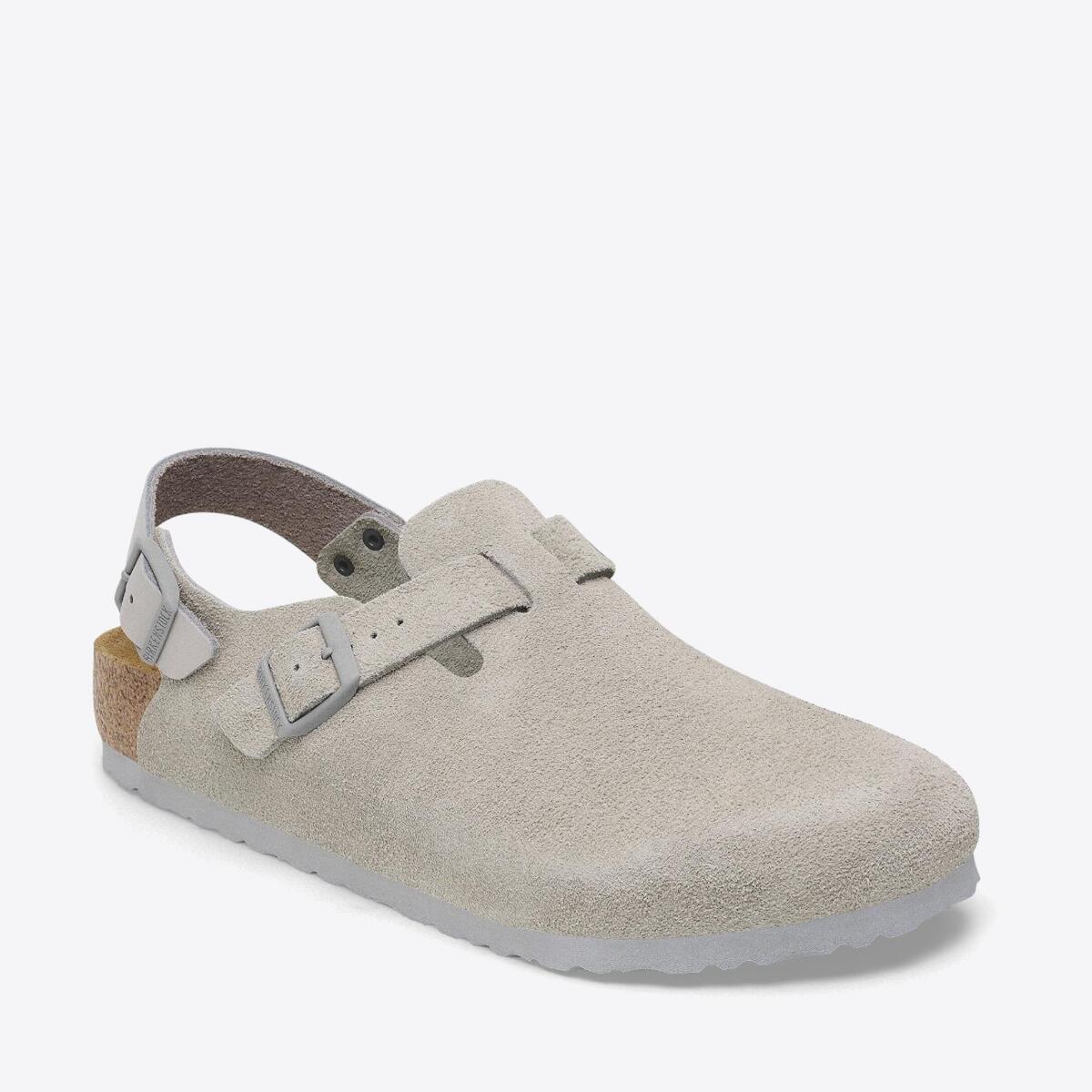 BIRKENSTOCK Tokio II Suede Stone Coin - Image 1