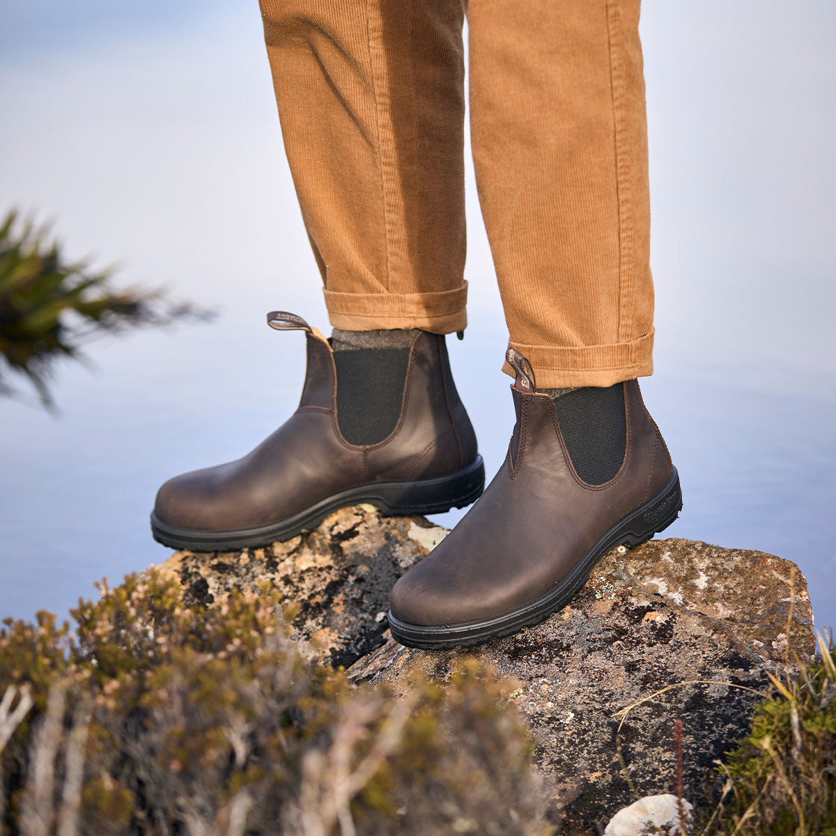 BLUNDSTONE 2340 Chelsea Boot Lined Brown - Image 3