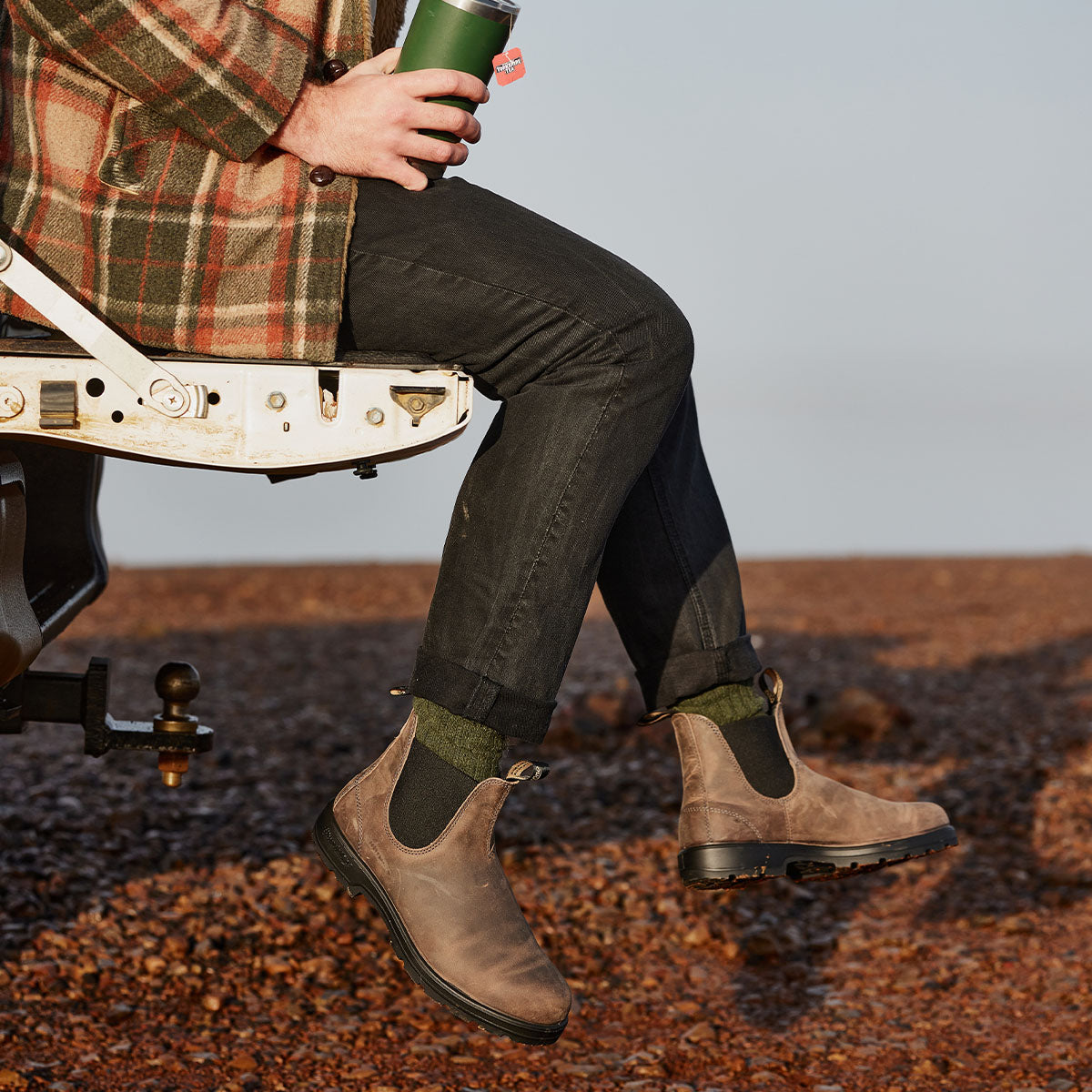 Buy BLUNDSTONE 2446 Chelsea Boot Clay Online Pat Menzies