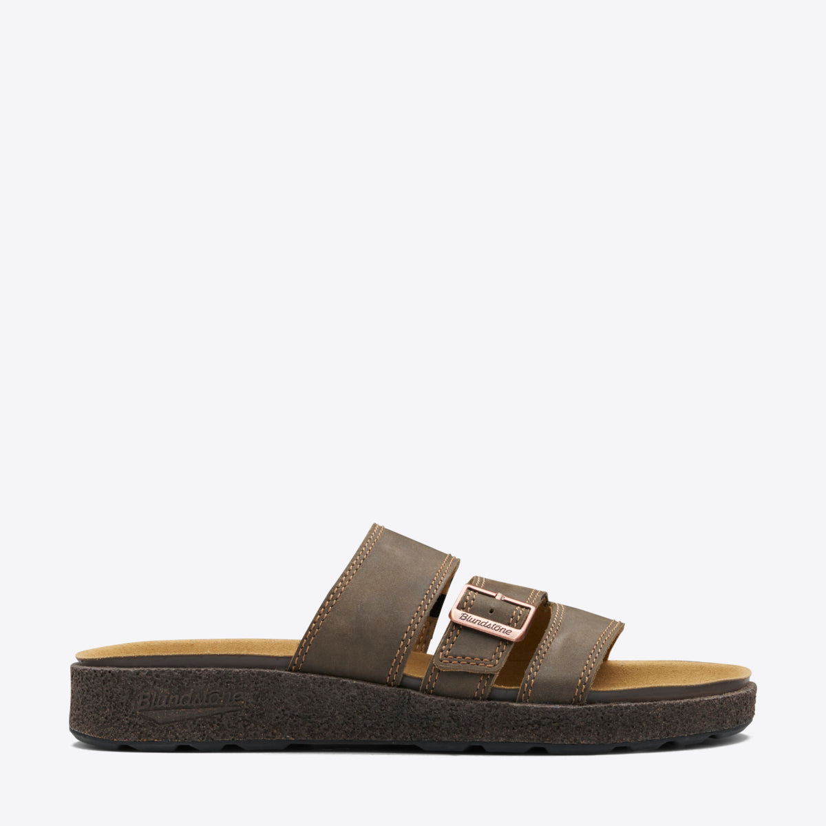 BLUNDSTONE Aerocork Sandal Slide Rustic Brown - Image 0