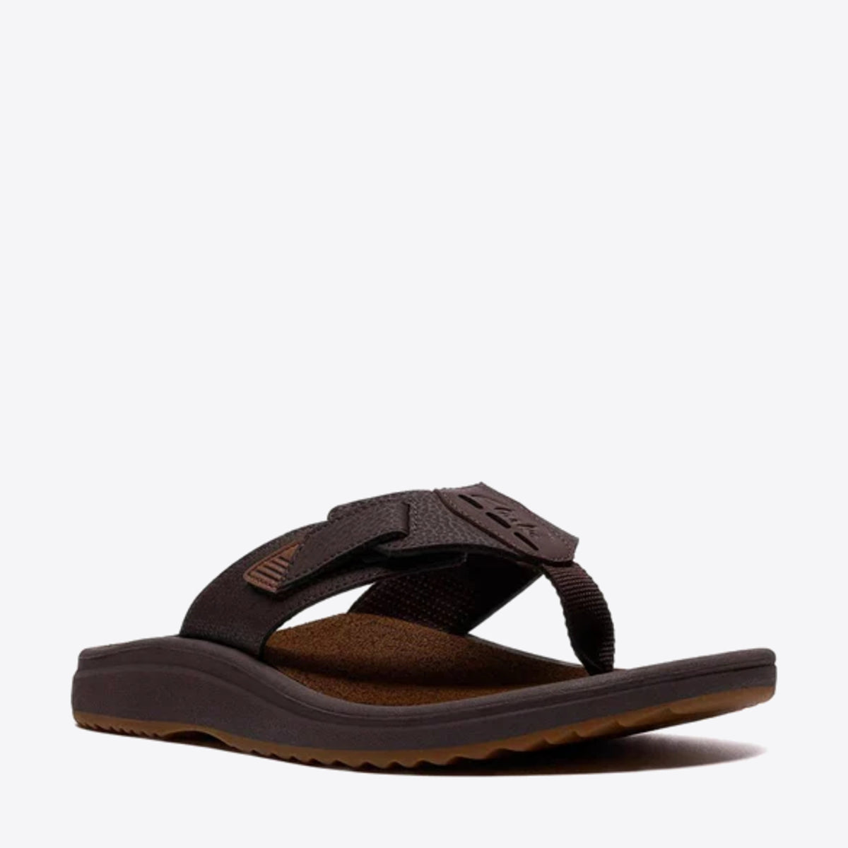 CLARKS Mens Brinkley Jandal Brown - Image 0