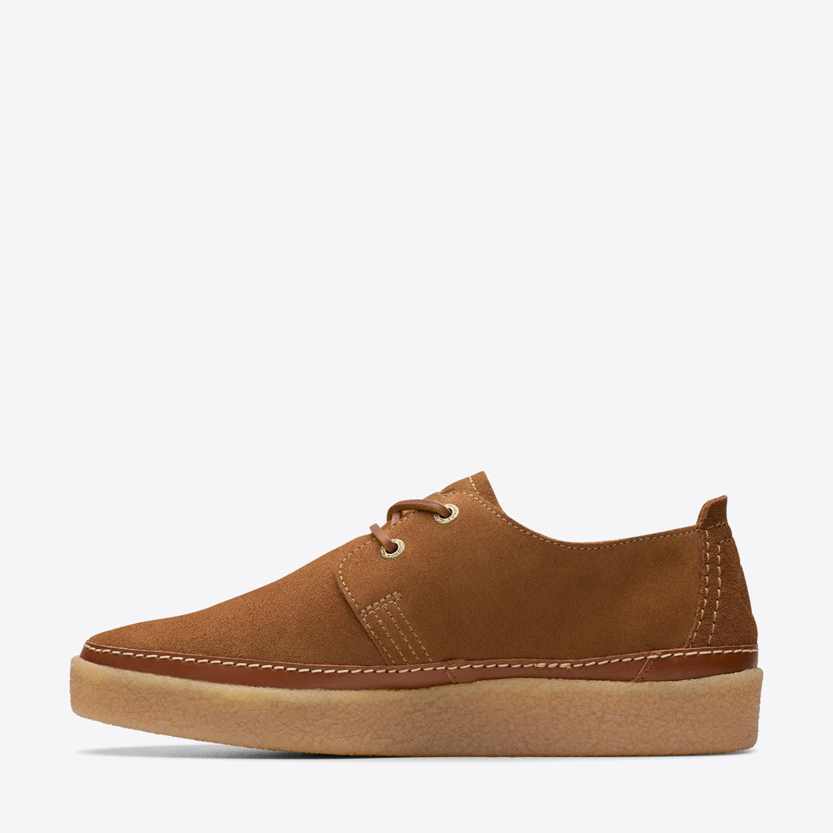 CLARKS Mens Clarkwood Low Cola Suede - Image 2