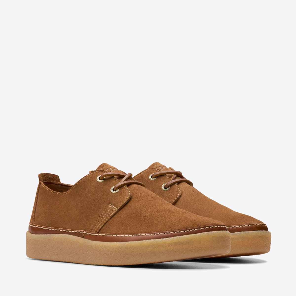 CLARKS Mens Clarkwood Low Cola Suede - Image 4