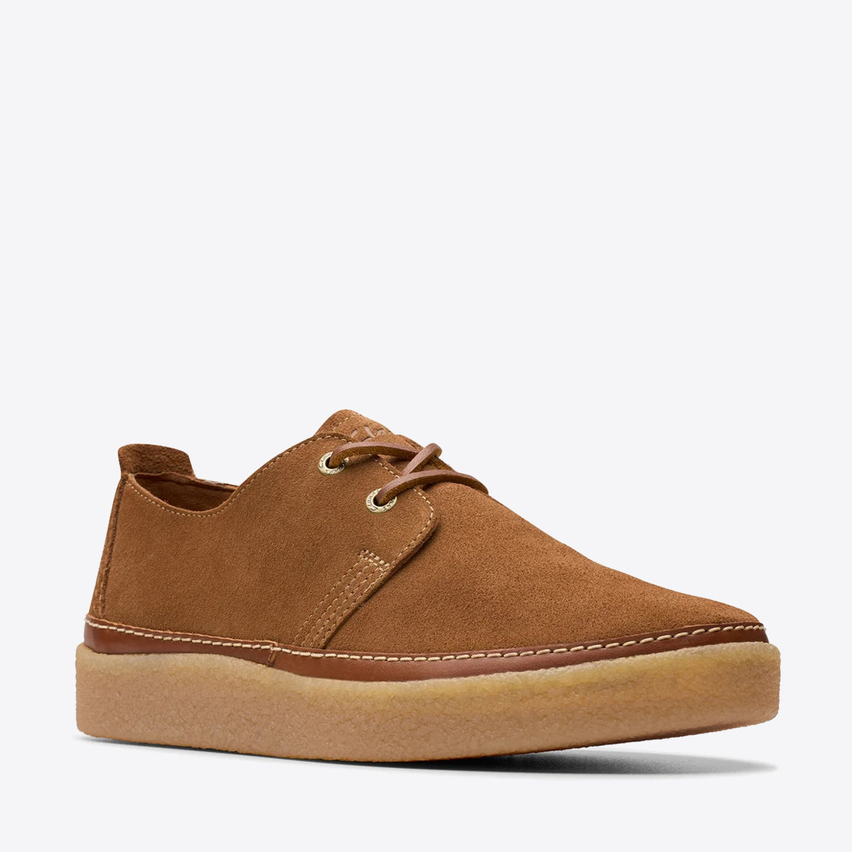 CLARKS Mens Clarkwood Low Cola Suede - Image 6