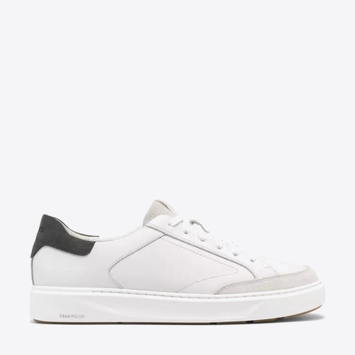 CLARKS Mens Code C Tie White Leather - Image 0