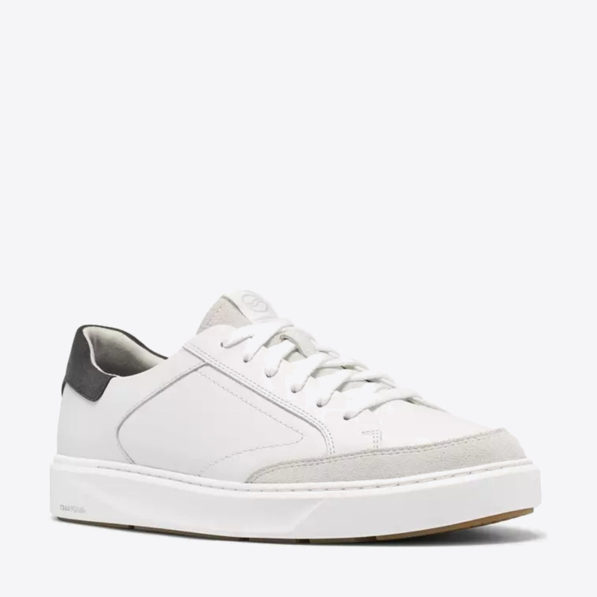 CLARKS Mens Code C Tie White Leather - Image 0