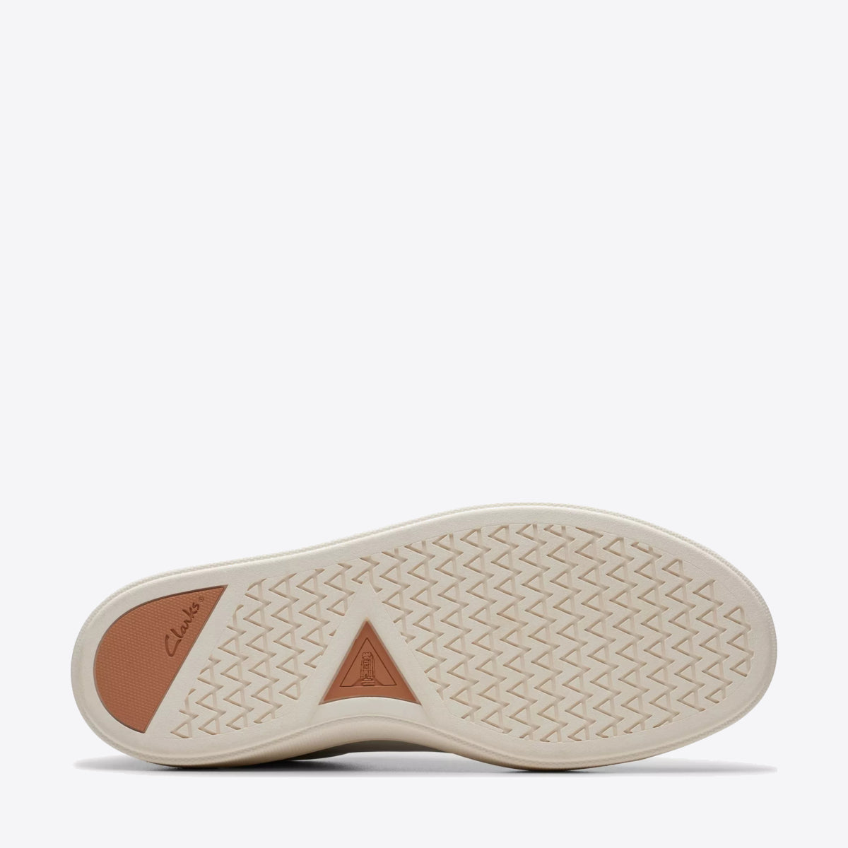 CLARKS Mens Craft Swift White Leather - Image 3
