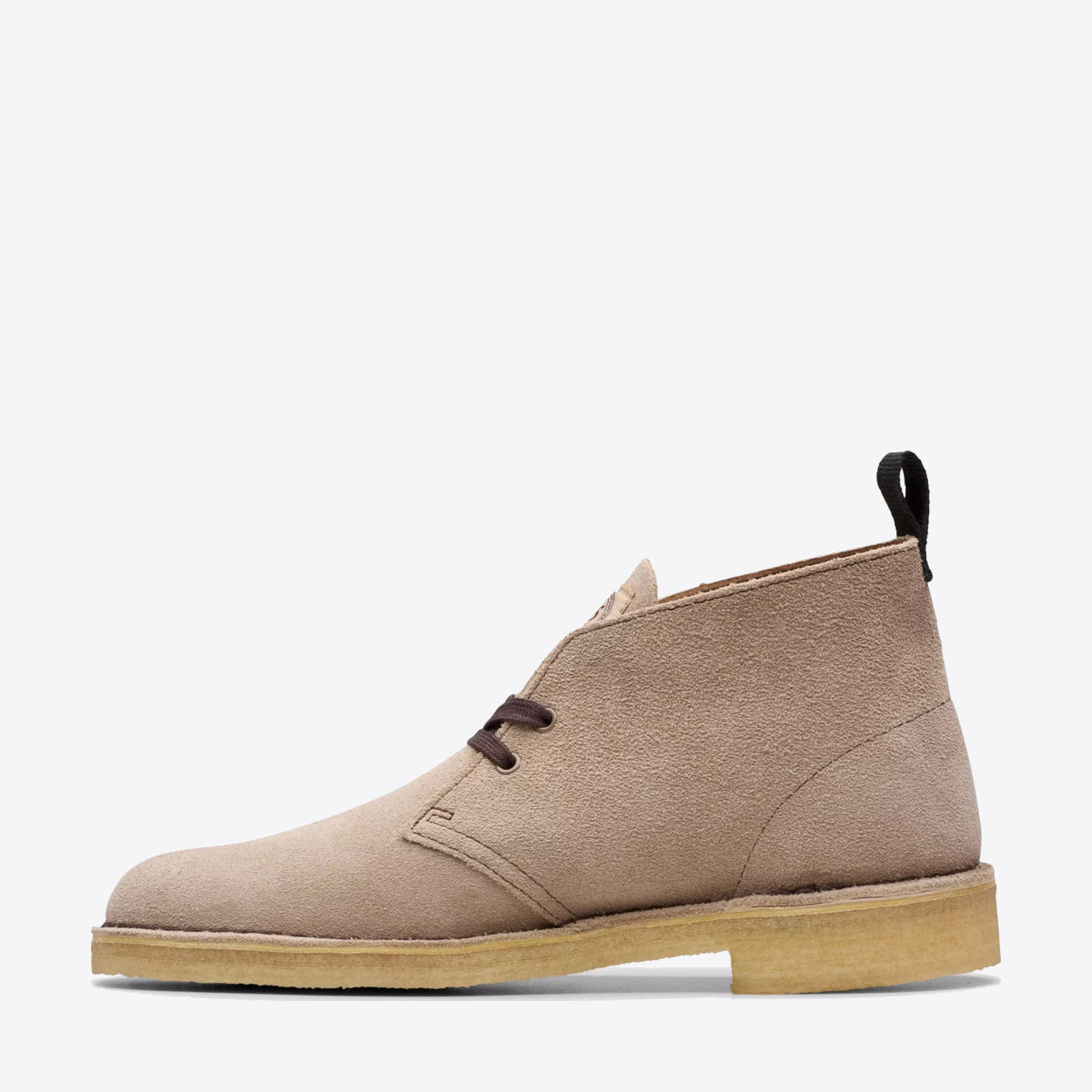 CLARKS Mens Desert Boot Wolf Suede - Image 2