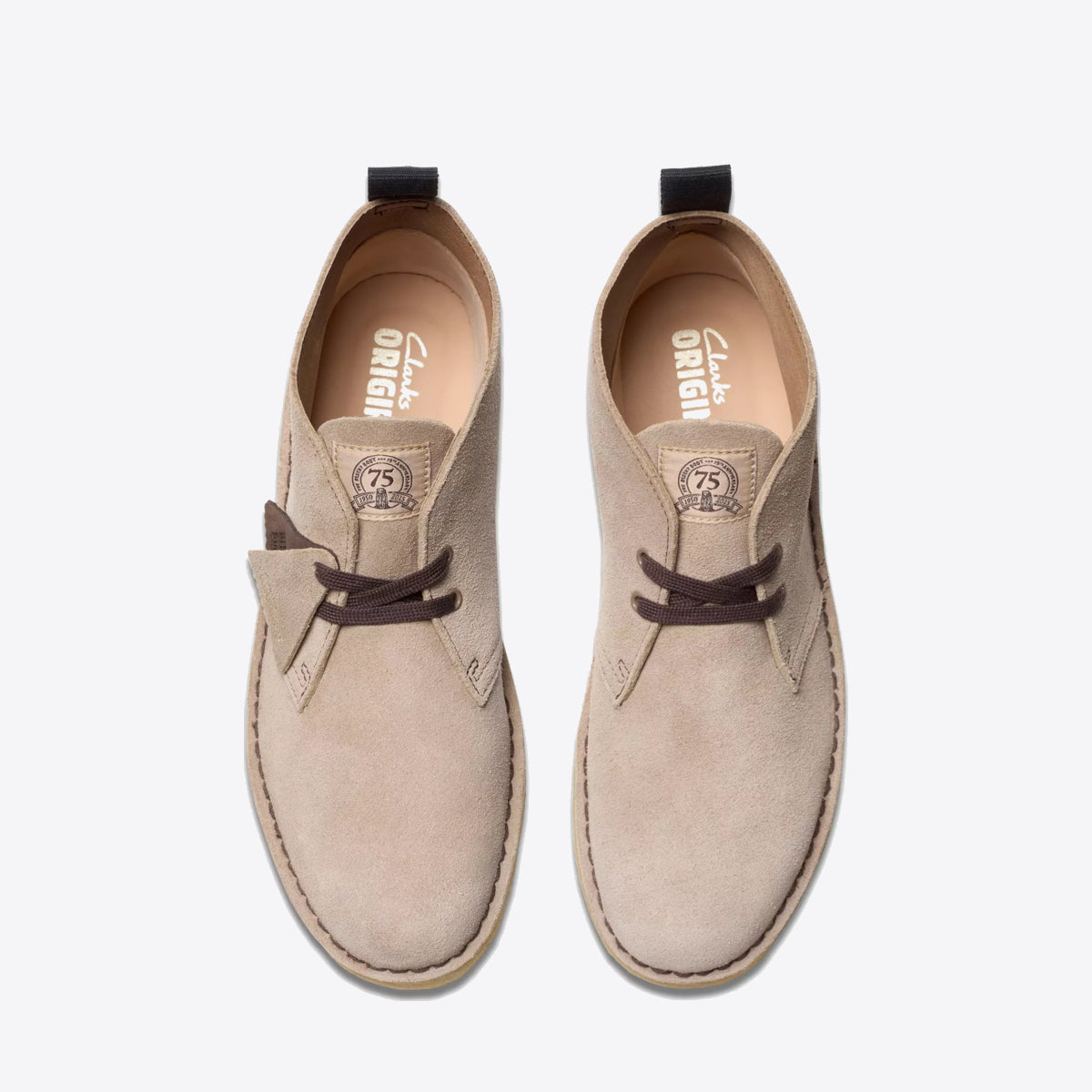 CLARKS Mens Desert Boot Wolf Suede - Image 5