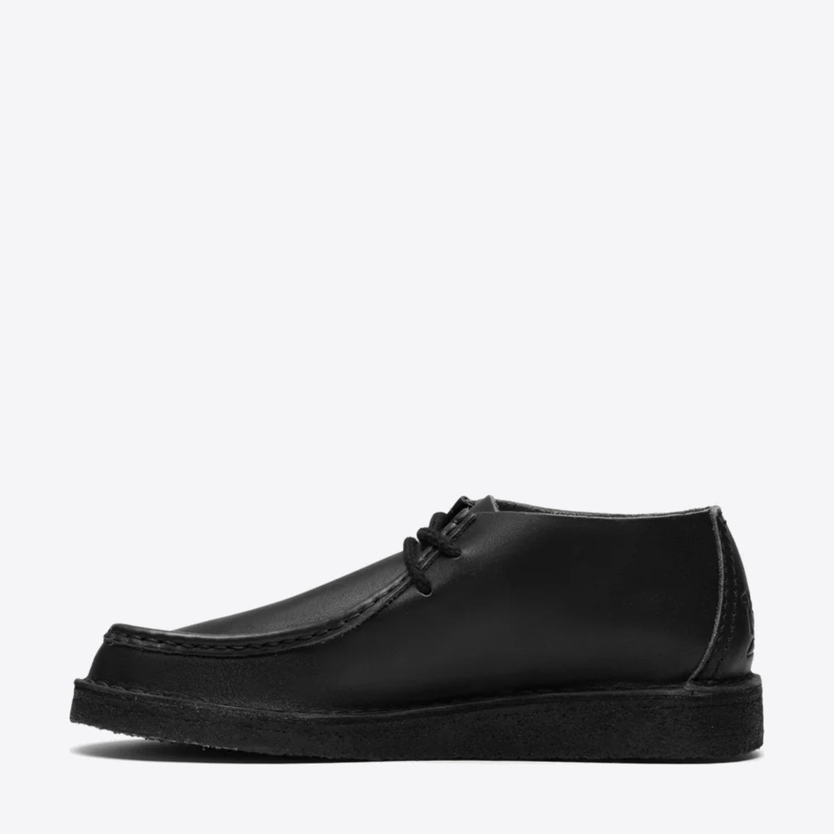 CLARKS Mens Desert Nomad Black/Black Leather - Image 3