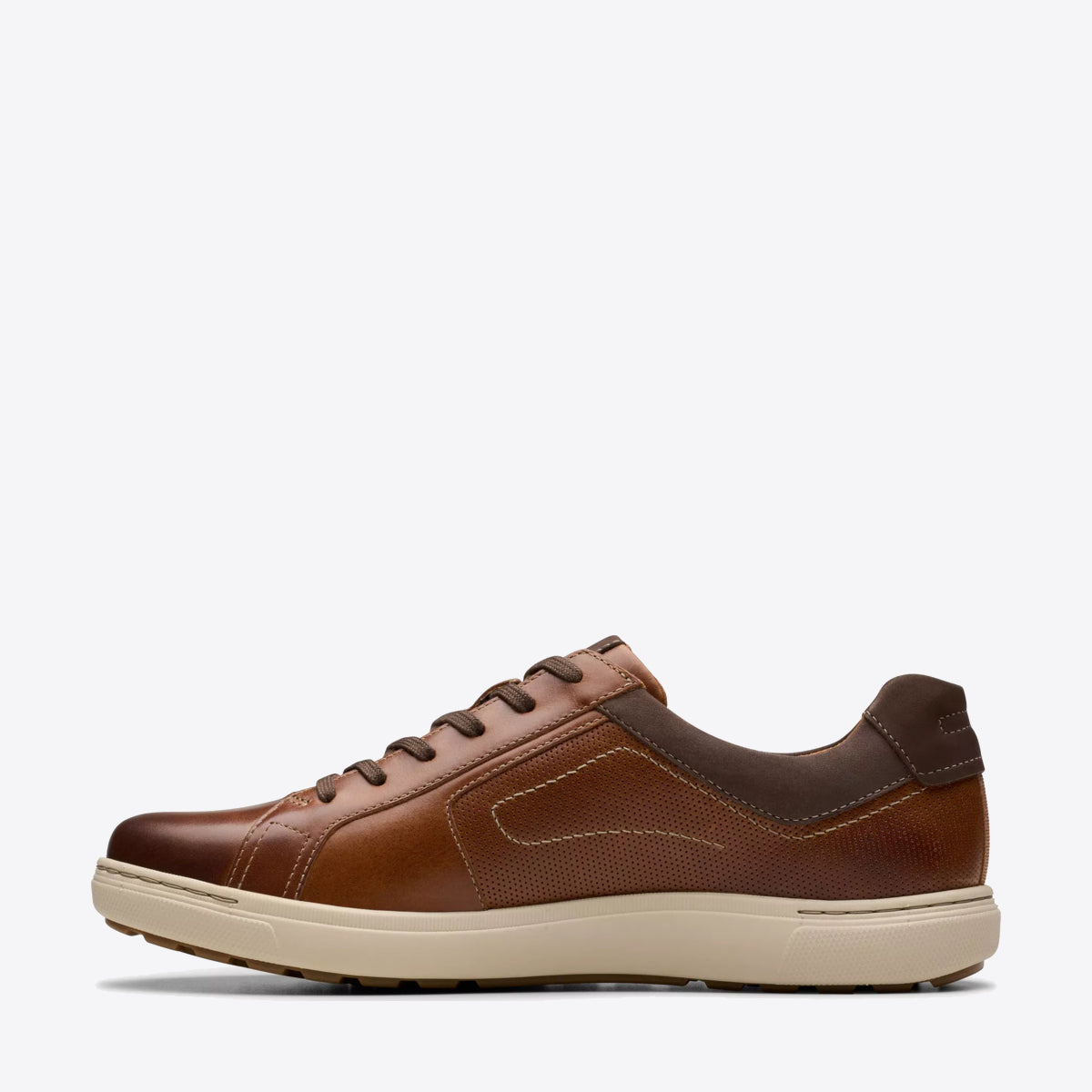 CLARKS Mens Mapstone Lace Brown - Image 2