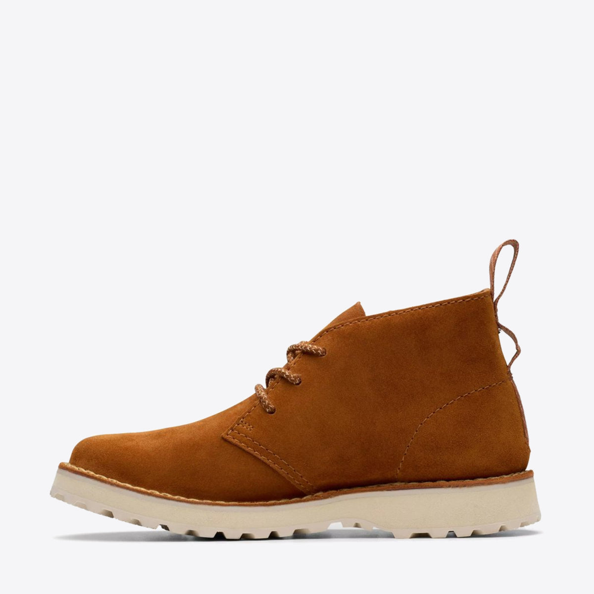 CLARKS Mens Solsbury DB Tan Suede - Image 2