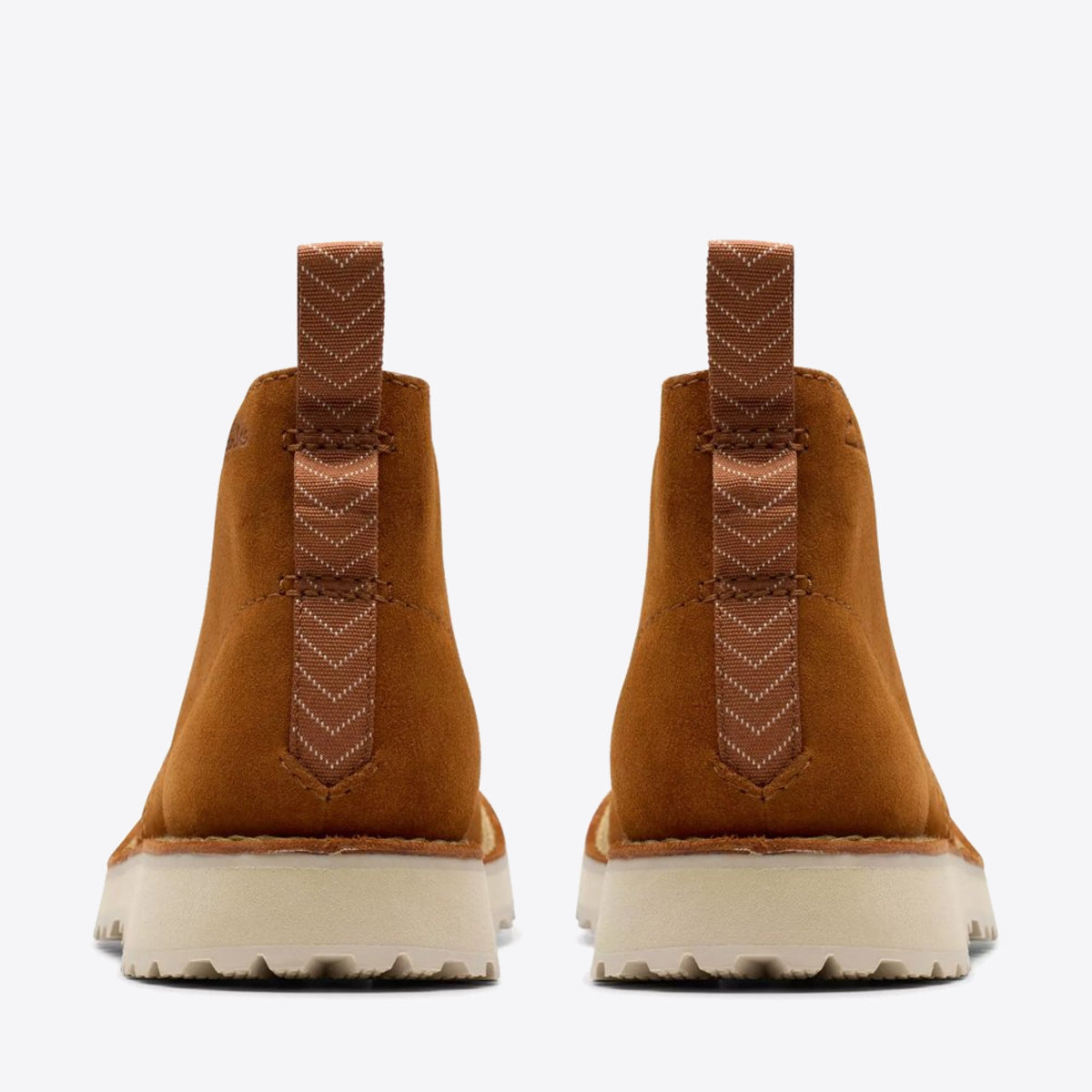 CLARKS Mens Solsbury DB Tan Suede - Image 3