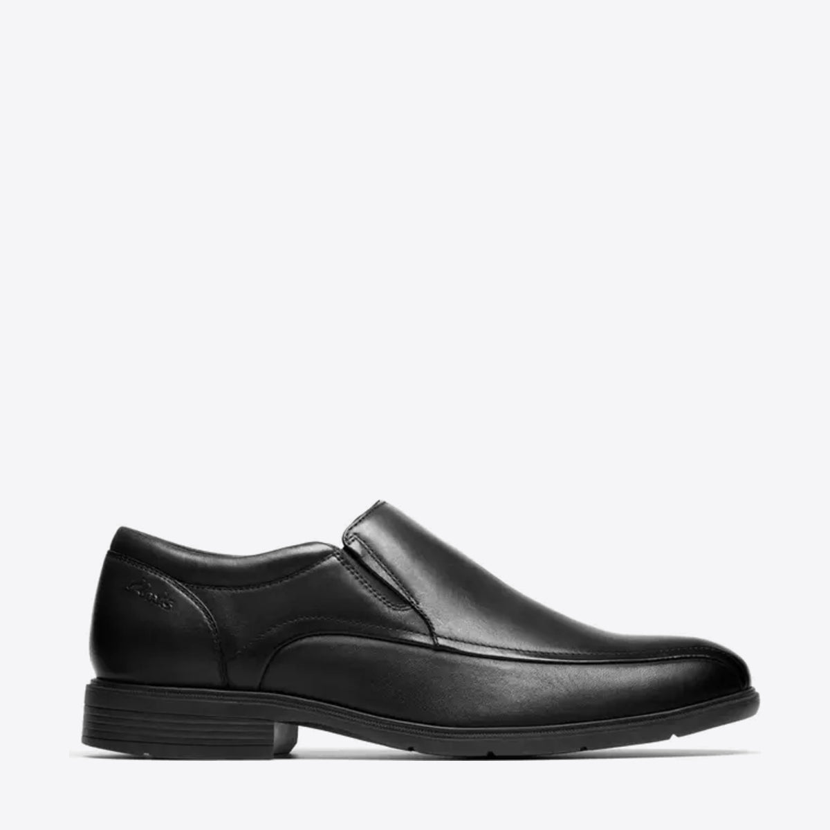 CLARKS Mens Steadwell Step Black Leather - Image 0