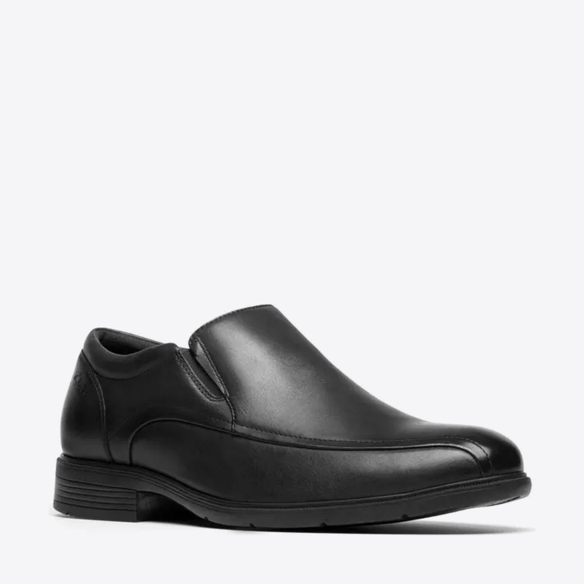 CLARKS Mens Steadwell Step Black Leather - Image 0