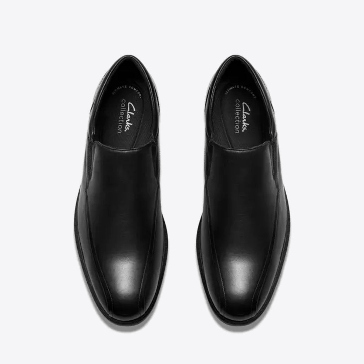 CLARKS Mens Steadwell Step Black Leather - Image 0