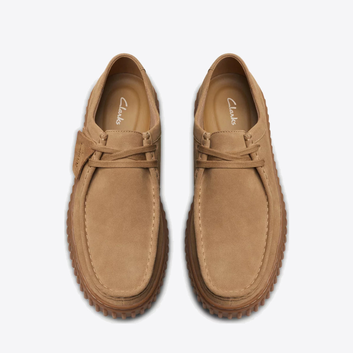 CLARKS Mens Torhill Lo Dark Sand - Image 6