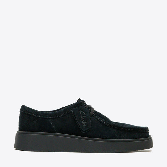 CLARKS Mens Torview Black Suede - Image 0