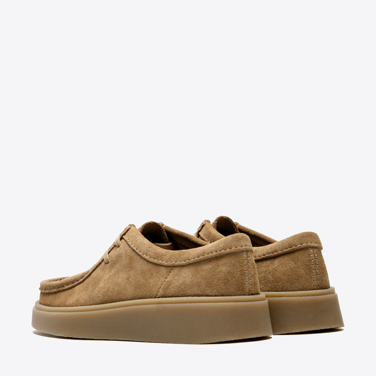 CLARKS Mens Torview Dark Sand Suede - Image 0