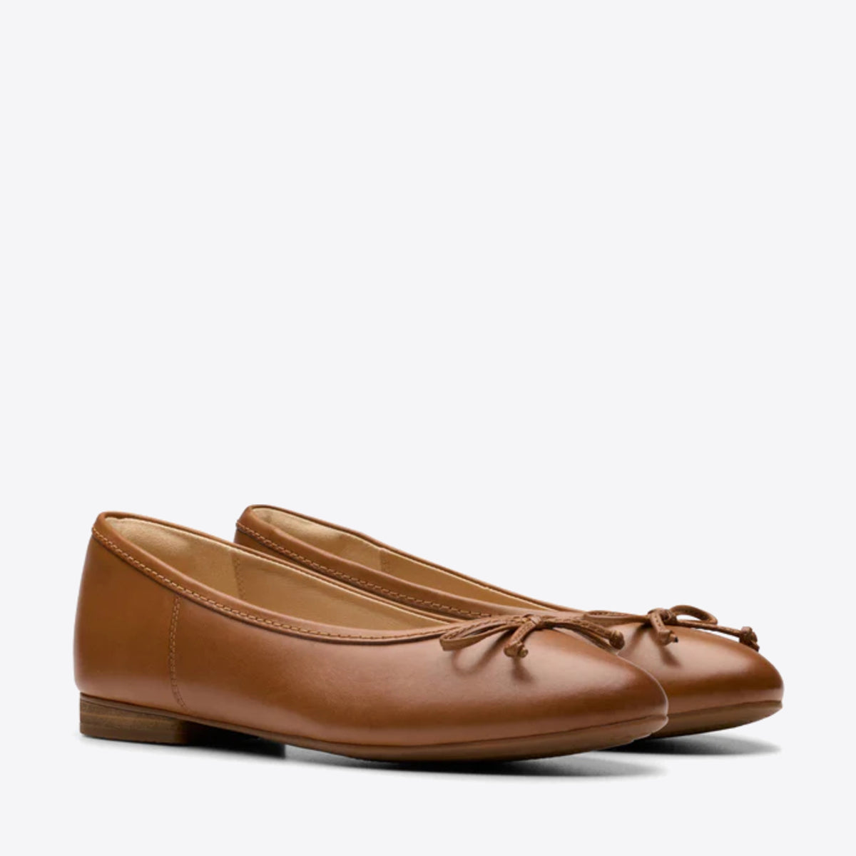 CLARKS Womens Fawna Lily Tan Leather - Image 4