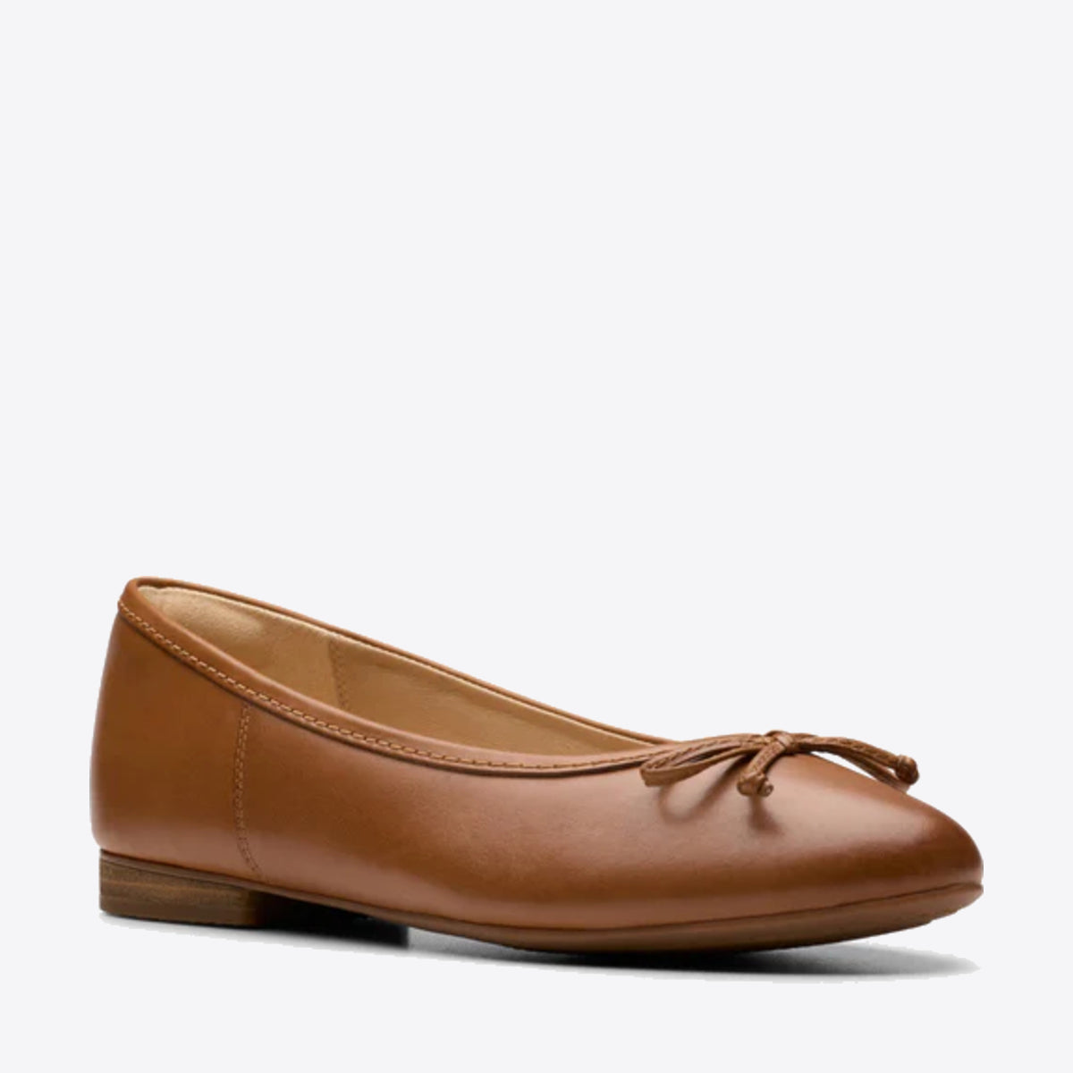 CLARKS Womens Fawna Lily Tan Leather - Image 5
