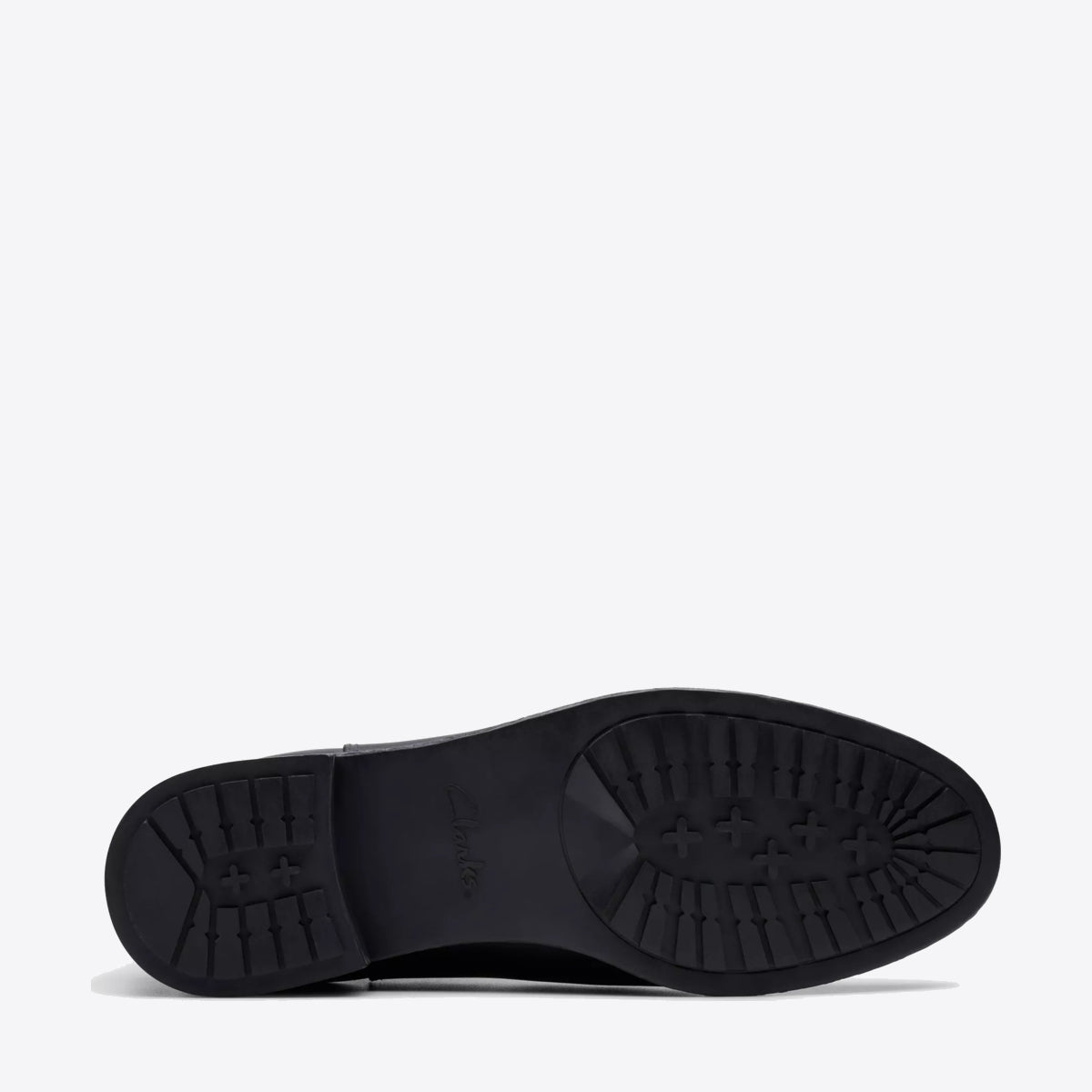 CLARKS Womens Havisham Top Black Leather - Image 3