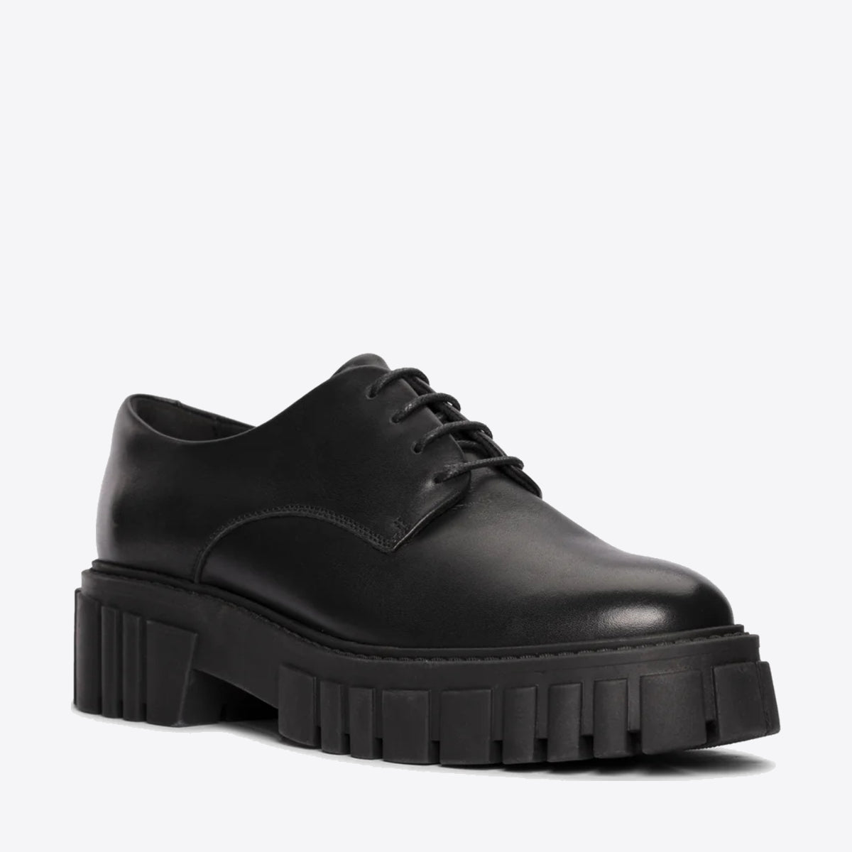 CLARKS Womens Page Walk Black Leather - Image 2