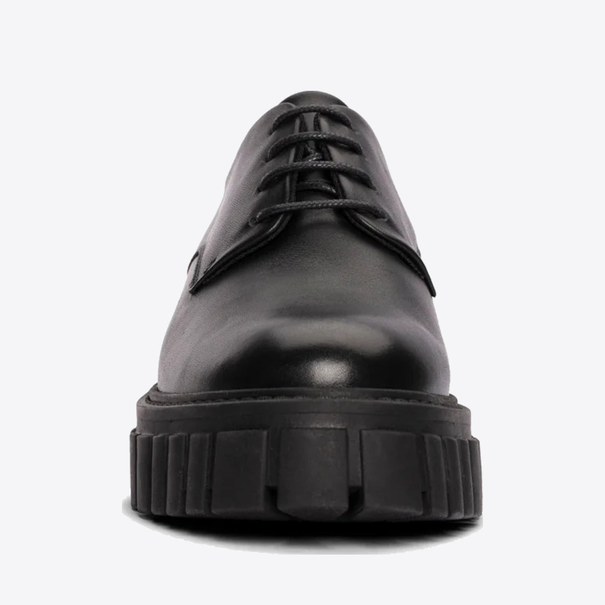 CLARKS Womens Page Walk Black Leather - Image 3