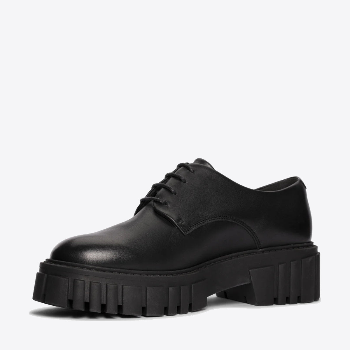 CLARKS Womens Page Walk Black Leather - Image 4