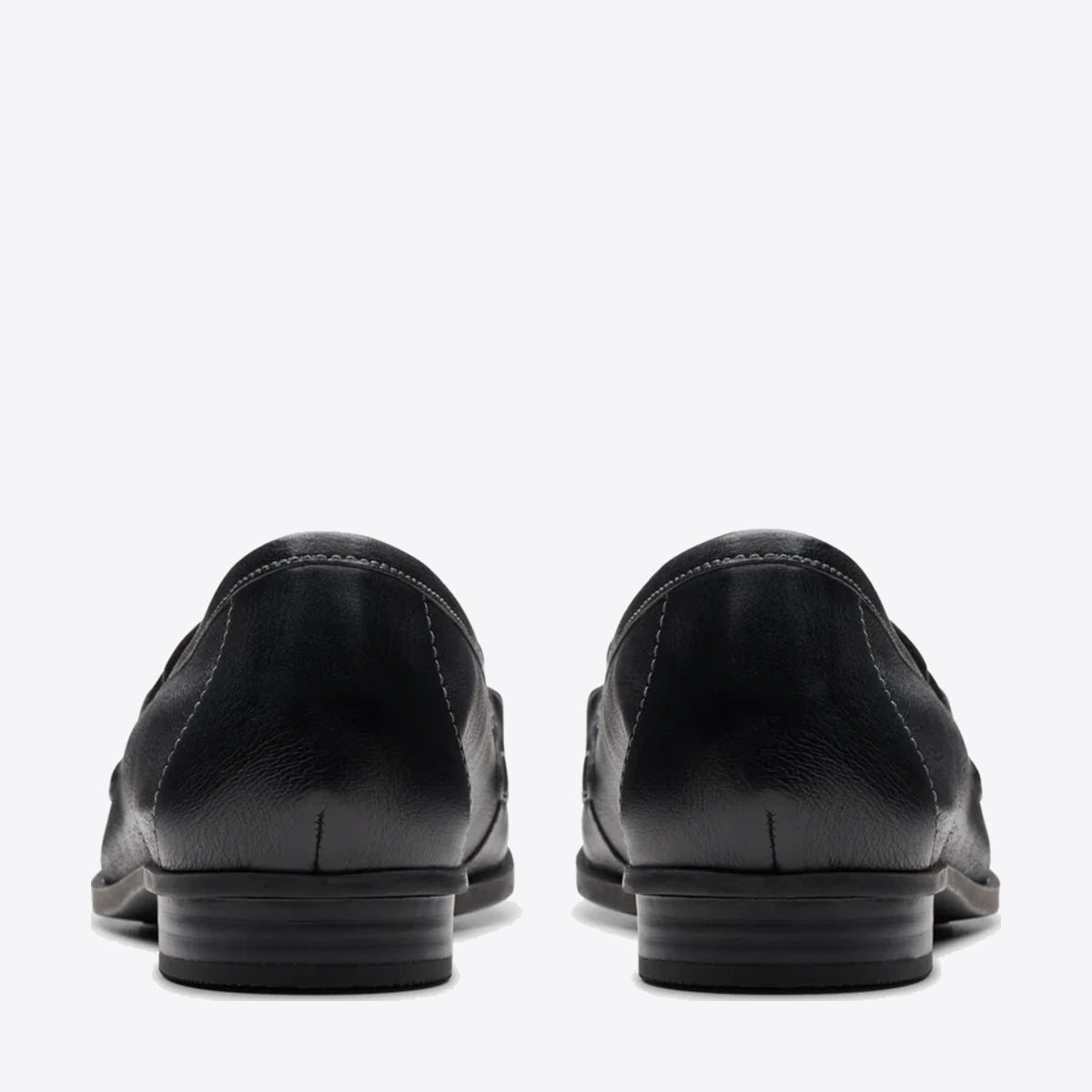 CLARKS Womens Sarafyna Iris Black Soft Leather - Image 5