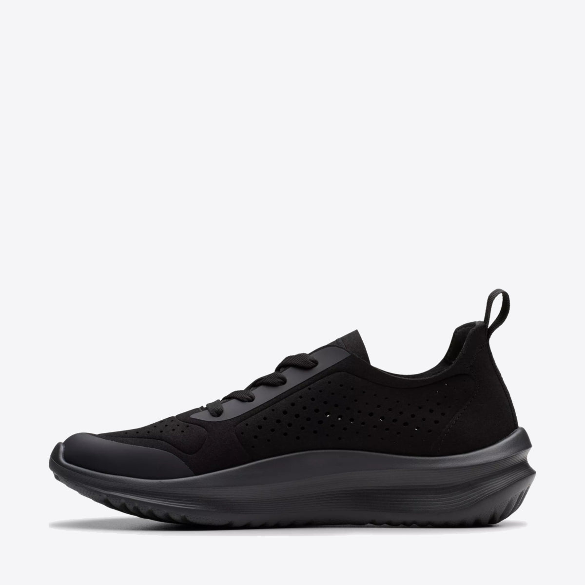 CLARKS Womens Solevana Tie Black - Image 2