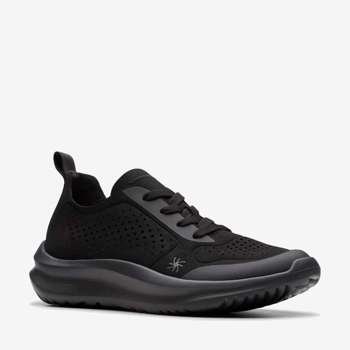 CLARKS Womens Solevana Tie Black - Image 4